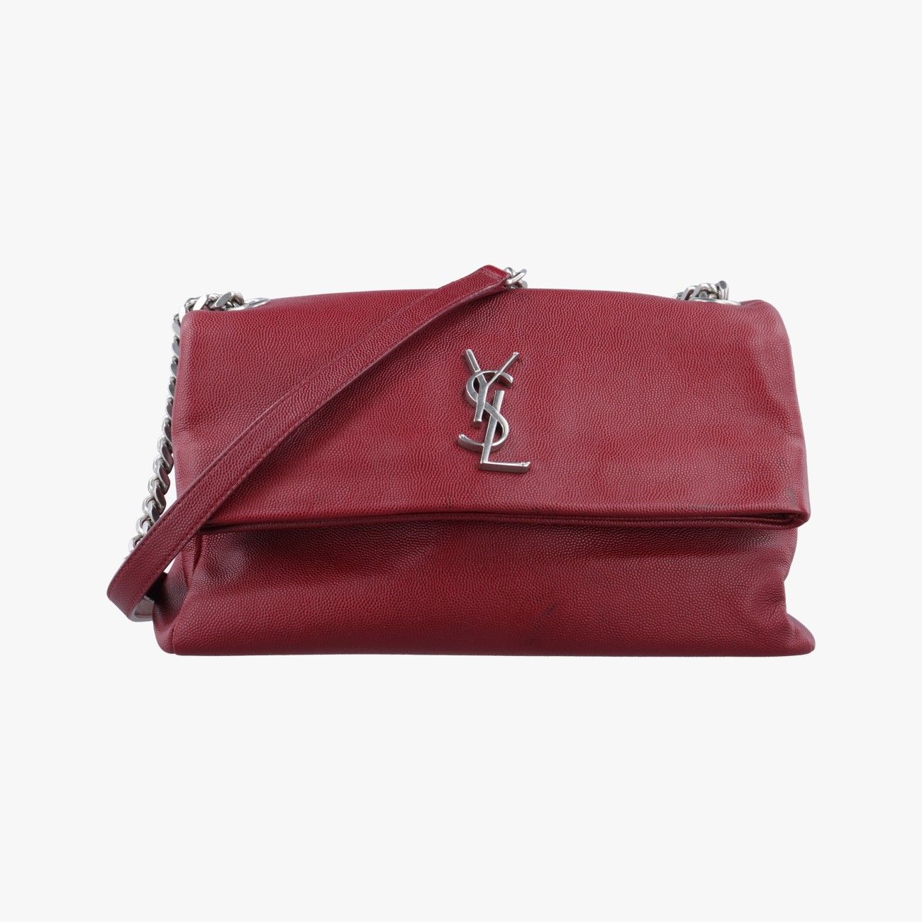 イヴサンローランYves Saint Laurentウェストハリウッド ワインレッド レザー 471487 YSL.471487.0617