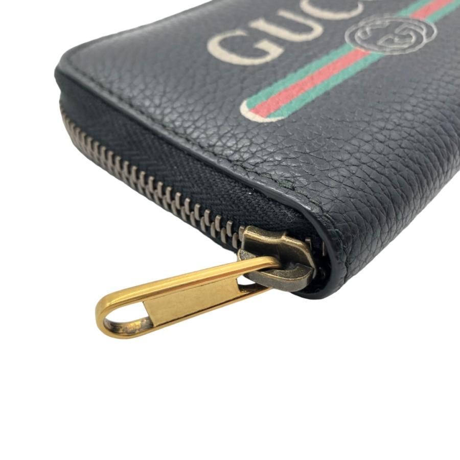 ♪12173 GUCCI グッチ ラウンドジップ コインケース 小銭入れ 496319