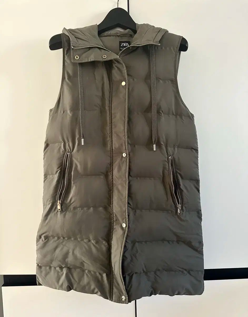 ZARA ザラ ロング ダウン ベスト ミディアムサイズ