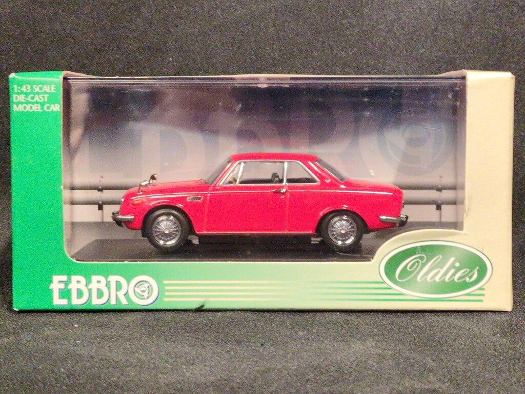 エムエムピー 1/43 EBBRO oldies TOYOTA 1600GT (1967) Red 367 - メルカリ