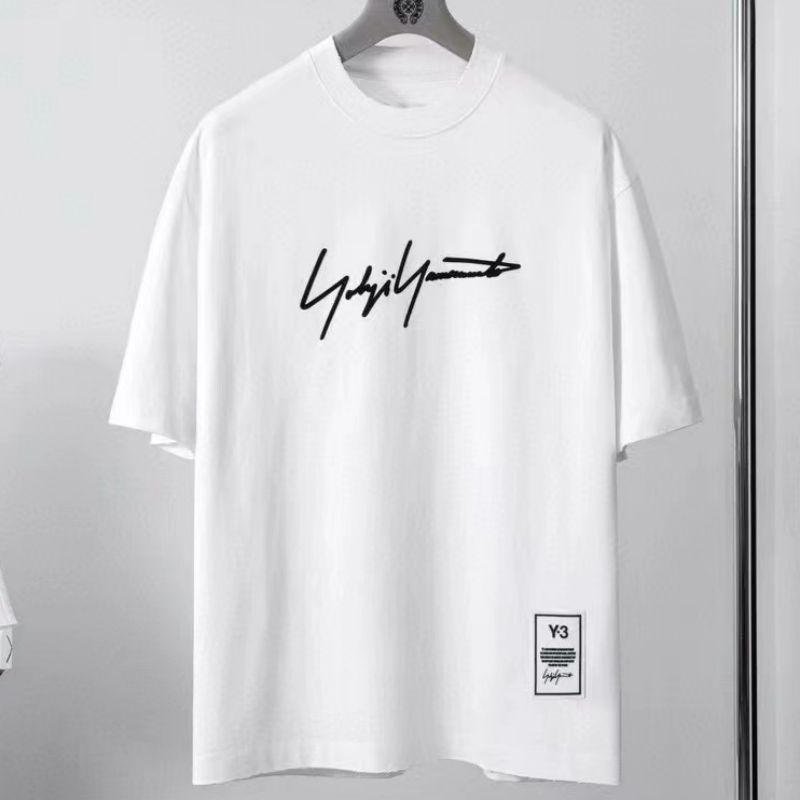 新品 Y3 Yohji Yamamoto 山本耀司 サイン入り 半袖 Tシャツ ホワイト - メルカリ