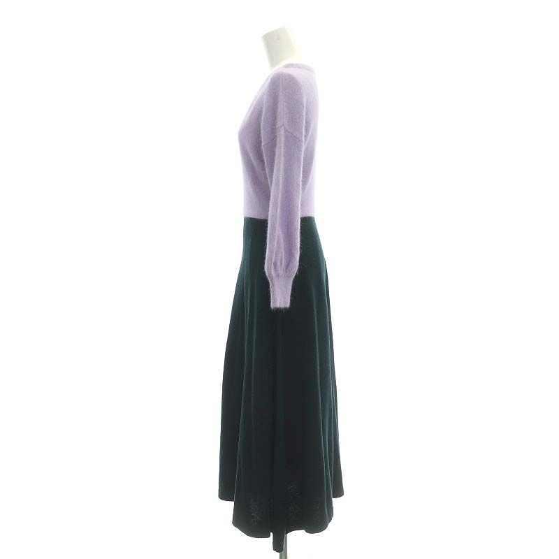 グレースコンチネンタル アンゴラウールニットワンピース グレース