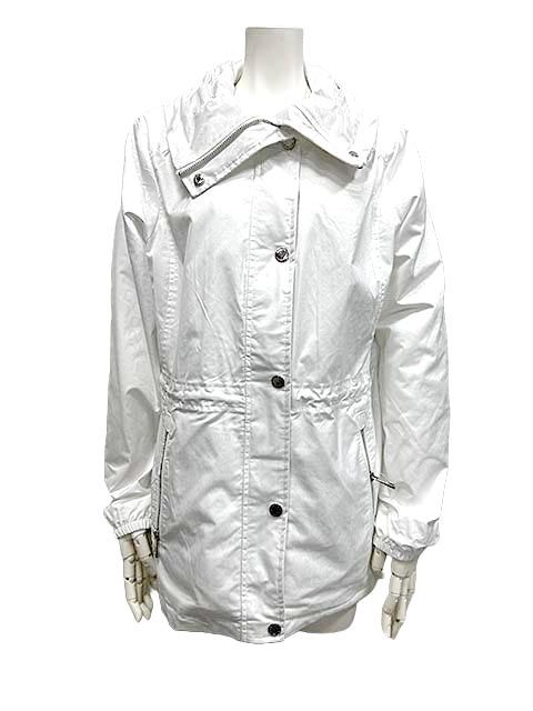 新古品 MICHAEL KORS マイケルコース コート レディース ホワイト ナイロンコート 77V5630M32 MサイズS23＿s-0505-r23