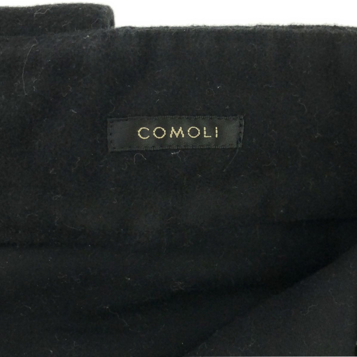 COMOLI コモリ 17AW モールスキンライダースパンツ L03-03012 ブラック 2