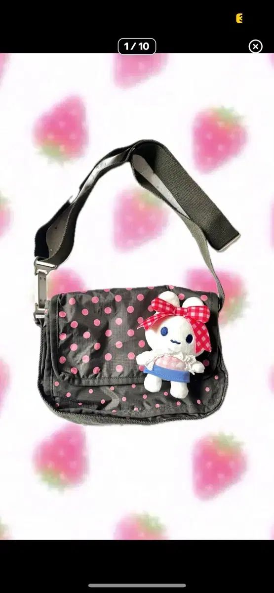 LeSportsac レスポートサック チョコストロベリー クロスバッグ