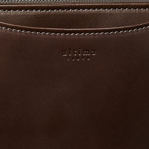 ultima tokyo トートバッグ 撥水加工 本革 13.3インチPC収納可 A 対応 自立型 メンズ アッシュブラウン H 29×W 39×D 8 cm