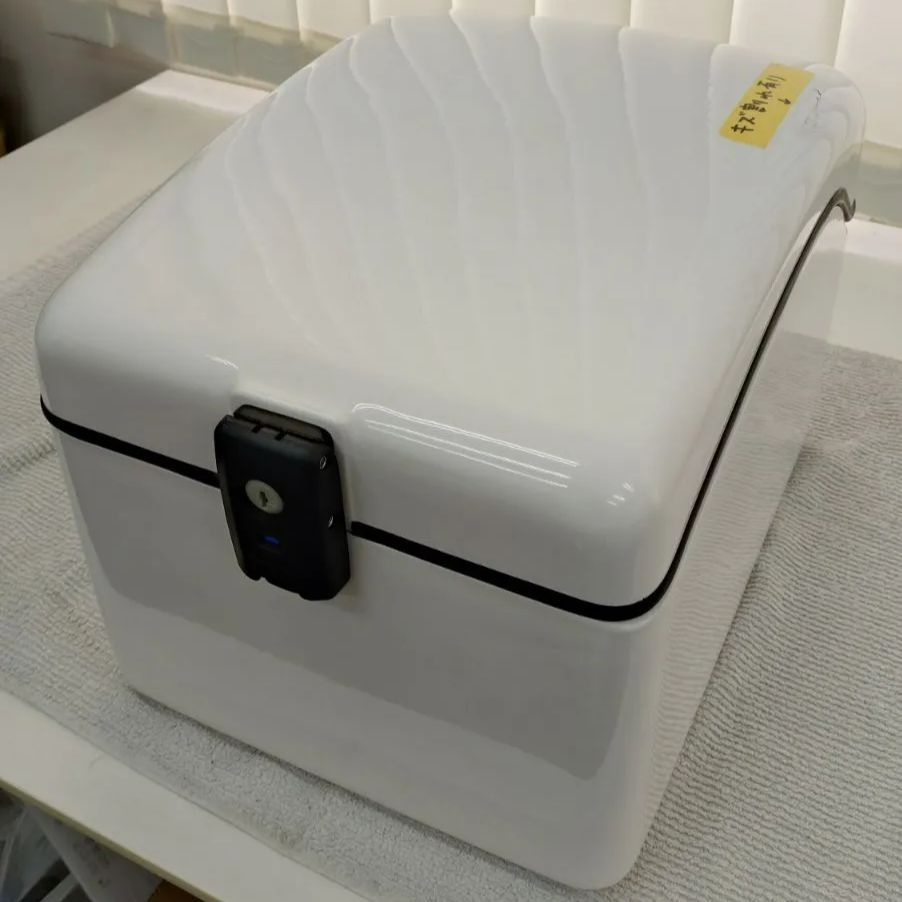 自転車 リヤBOX B級品 未使用品 JMS ジェイエムエス NEWラゲージBOXSS 白 トランク FRP トップケース 配達 デリバリー S1004