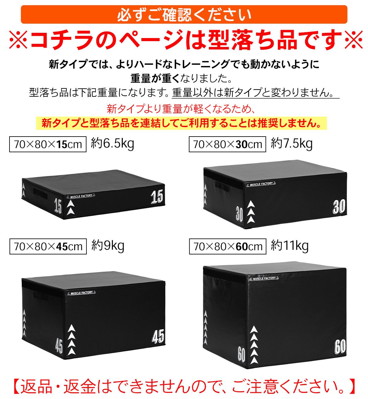 Fungoal ジャンプボックス ソフト プライオボックス 15cm 45cm ソフト