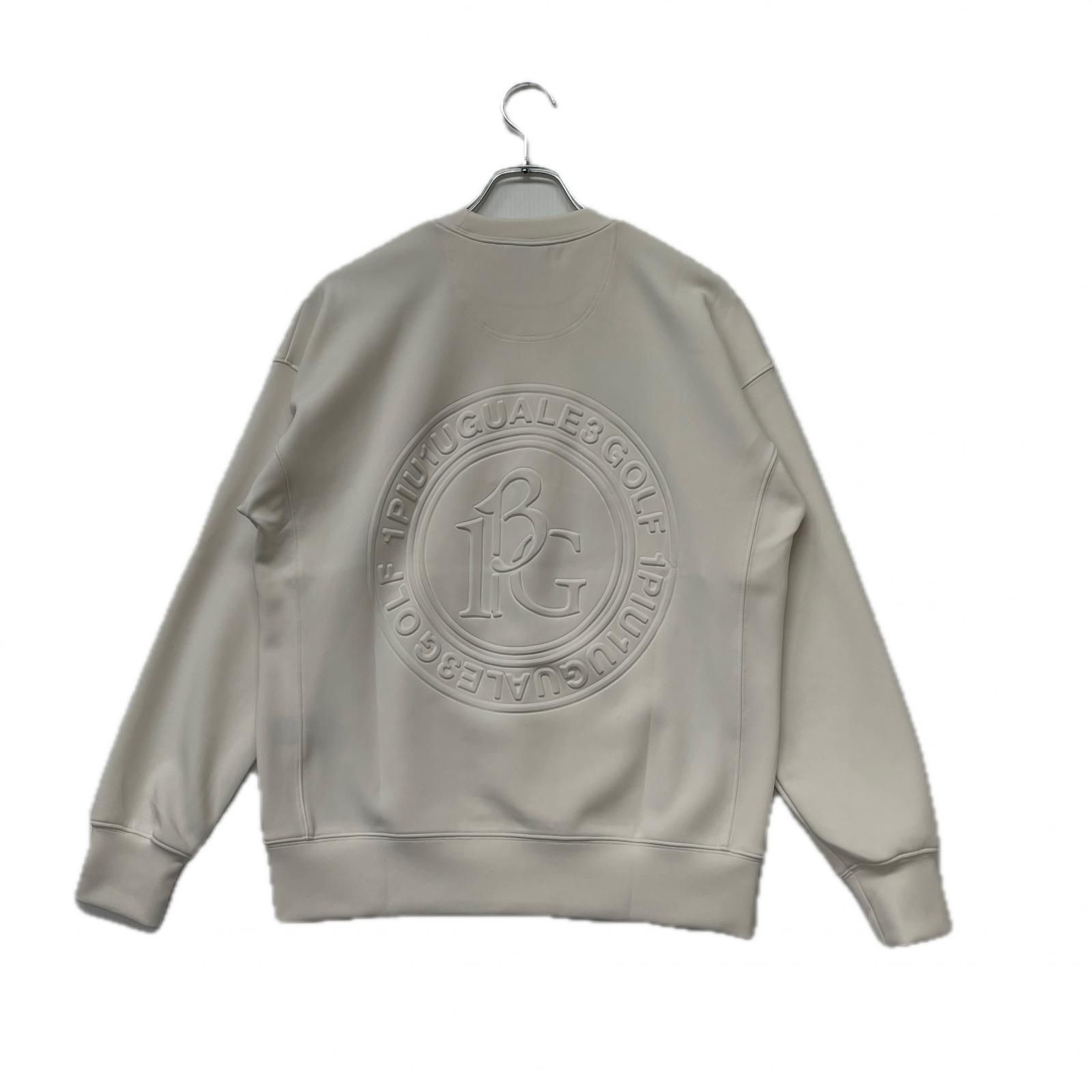 タイムセールも有。 レディース ウノピュウノウグァーレトレ 1piu1uguale3 スウェット 1 S 白 ホワイト 立体ロゴ シンプル 高級