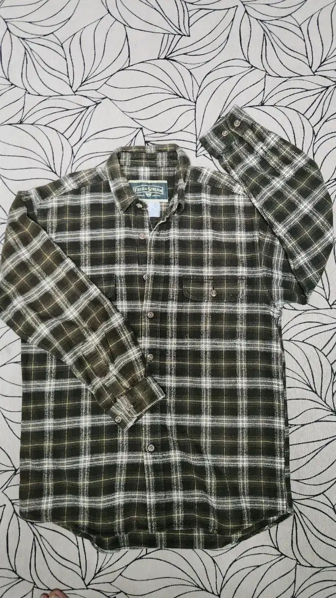 ヴィンテージ フィールド ENSTREAM フランネル CHECK ブラウン グリーン XL