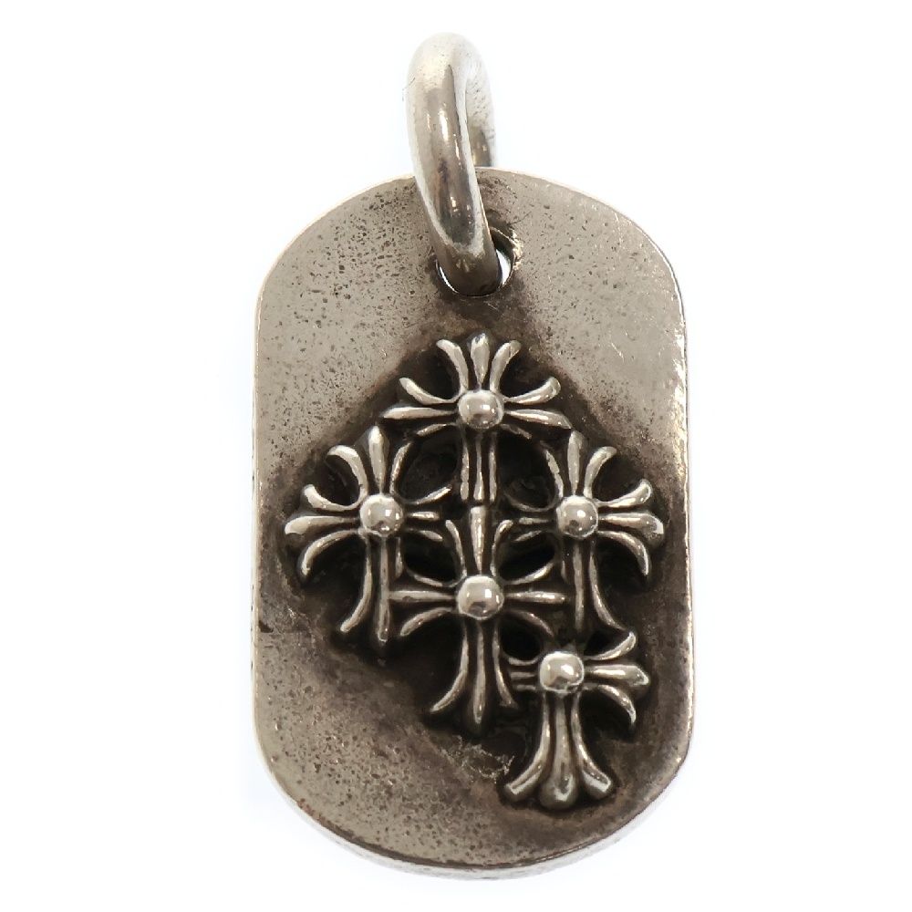 CHROME HEARTS クロムハーツ RAISED CEMETERY レイズド セメタリー ドッグタグ ペンダントトップ シルバー