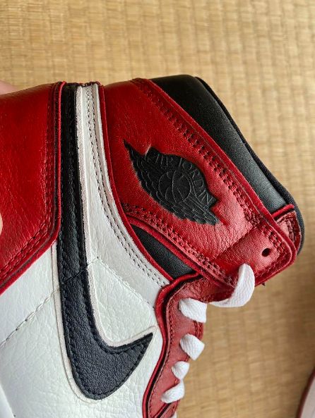 NIKE AJ1 HIGH Black/GymRed エアジョーダン1 レトロ靴/シューズ