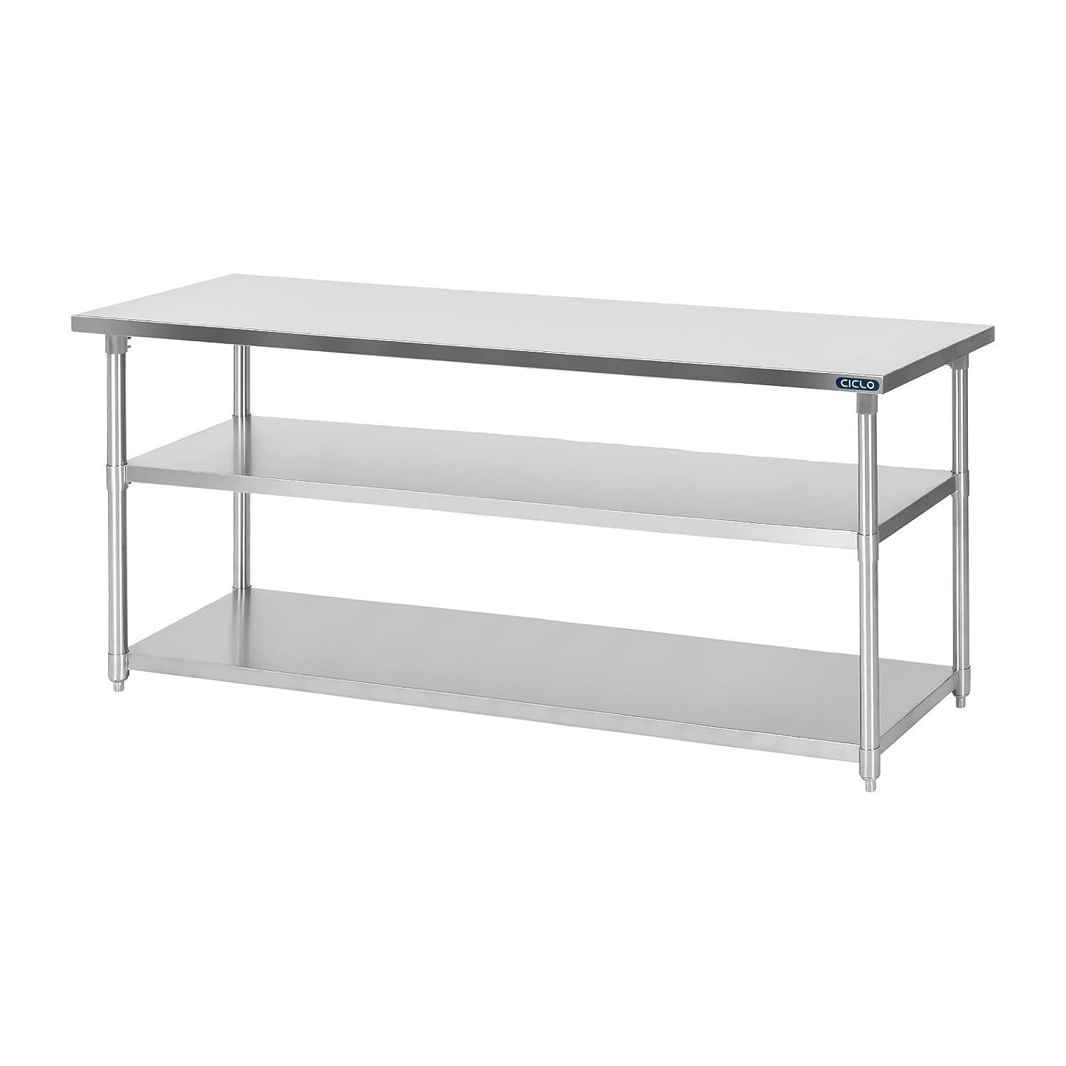 業務用】ステンレス製 作業台 600×450×800 （mm） 店舗用品 厨房機器