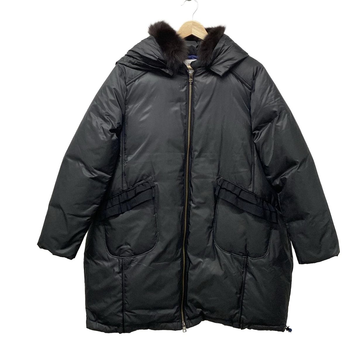 LANVIN en Bleu ランバン　ダウンコート LANVIN en Bleu ランバン オンブルー ダウンコート 38 - メルカリ