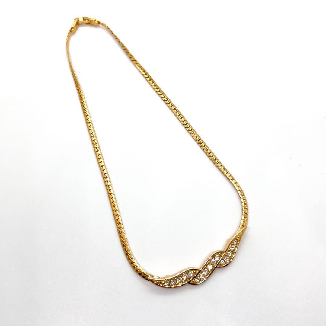 ジバンシー　ヴィンテージ　ゴールド色　イヤリング　ネックレス セット 極美品☆ GIVENCHY ジバンシー ネックレス ブレスレット