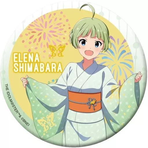 中古】バッジ・ピンズ C.島原エレナ(夏祭りイメージ) グリッター缶