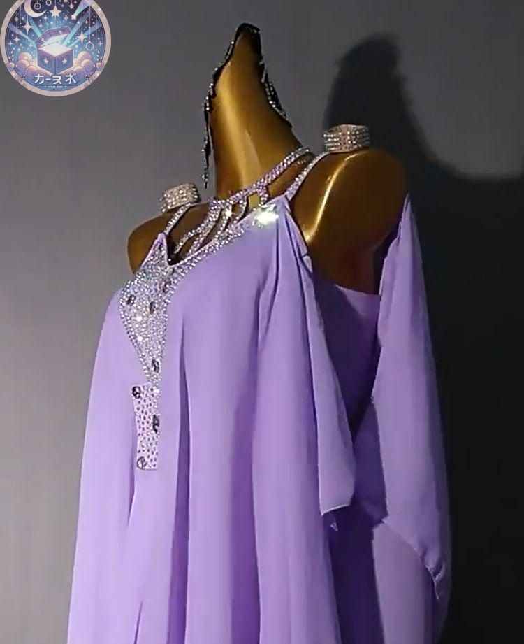 新品 未使用 新作 社交ダンスドレス ラテンドレス デモ ルンバ