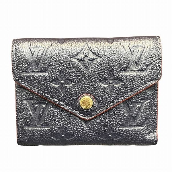 ルイヴィトン Louis Vuitton モノグラムアンプラント ポルトフォイユ ヴィクトリーヌ M64577 3つ折り財布 ユニセックス