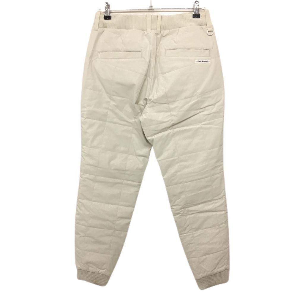 ジャックバニー 中綿ジョガーパンツ アイボリー ウエストゴム 調節紐 メンズ 4 M ゴルフウェア Jack Bunny