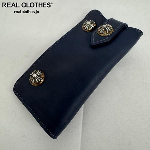 CHROME HEARTS|クロムハーツ KEYCASE SNAP CRS|レザー キーケース クロスボタン