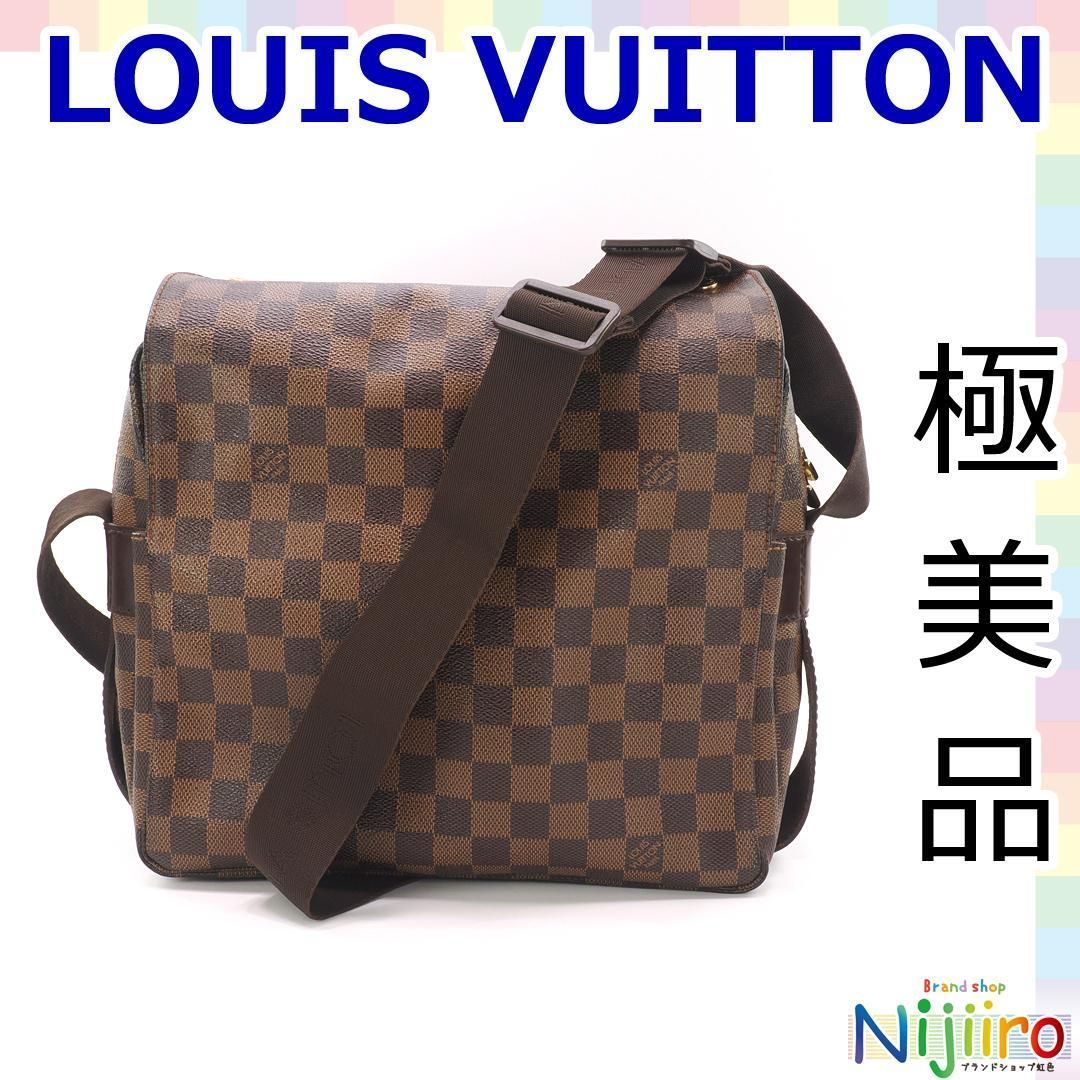 極美品】ルイヴィトン ダミエ ナヴィグリオ ショルダーバッグ 1528 