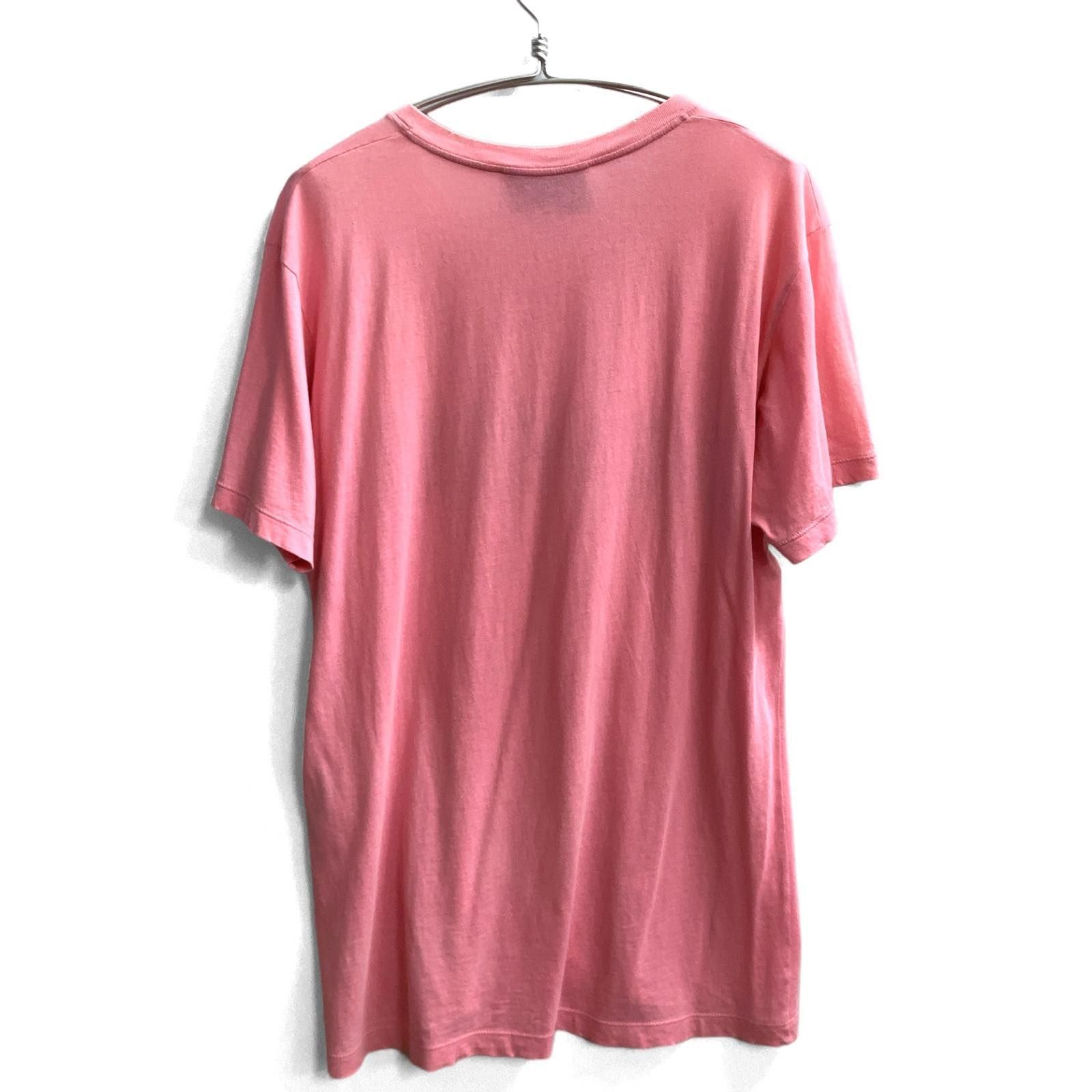 中古品】GUCCI グッチ Tシャツ ロゴプリント ダメージ オーバーサイズ 半袖 XS ピンク 493117-X3N87 - メルカリ