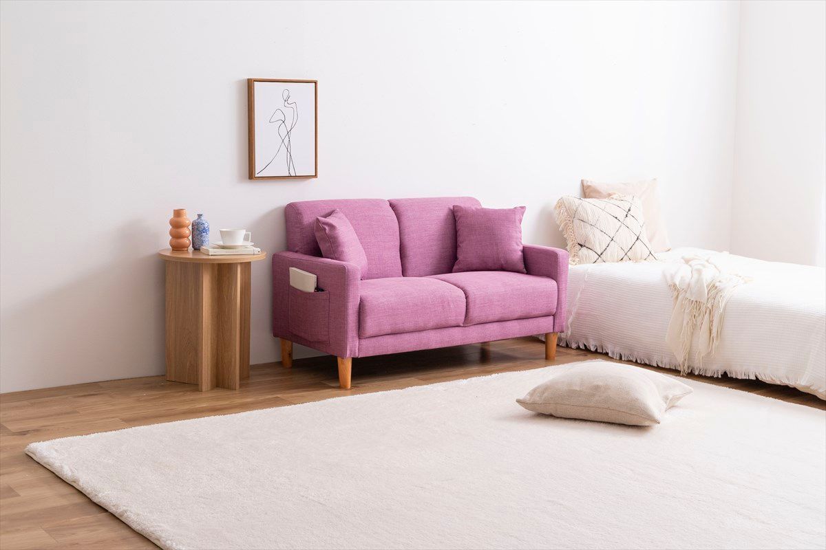 送料無料】［2人掛け］ コンパクト ソファ Emma ソファ 2人掛け