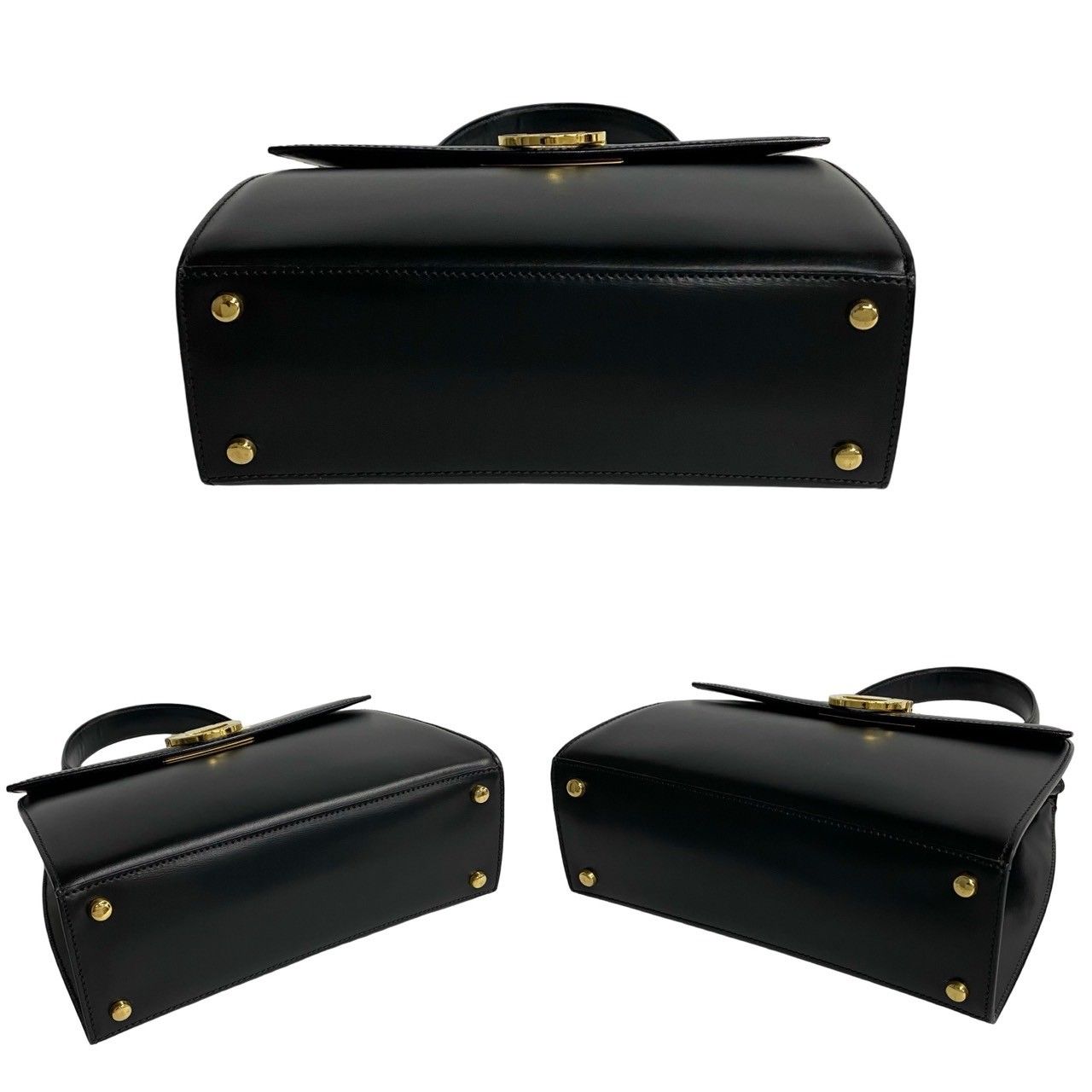 【美品】セリーヌ　黒マカダム　PVC レザー　クラッチバッグ　セカンドバッグ CELINE(セリーヌ) / クラッチバッグ/セカンドバッグ/PVC/BLK/総