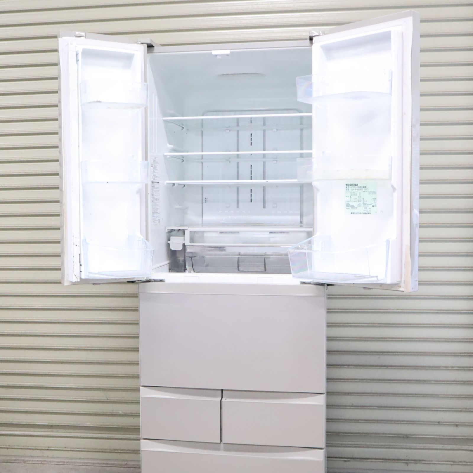 (明日削除！)　TOSHIBA 大型冷蔵庫 GR-P460FD 462L 東芝 VEGETA GR-P460FD 価格比較 - 価格.com