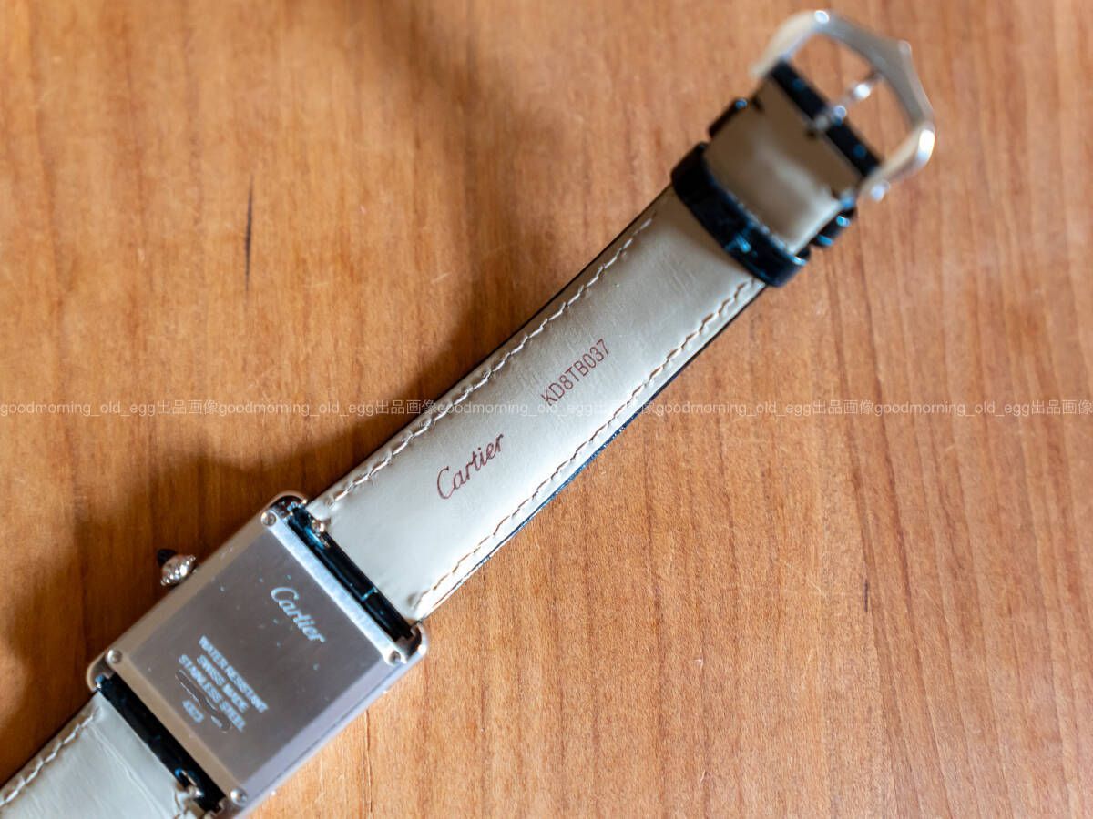 カルティエ　タンクマスト　LM 純正レザーストラップ カルティエ タンクマスト SM ソーラービート レザーストラップ
