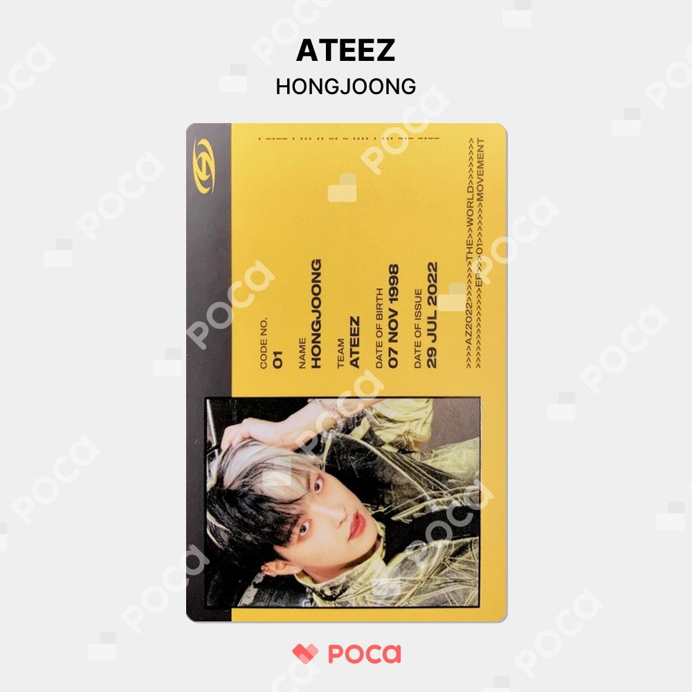 ATEEZ MOVEMENT デジパックindie トレカ ホンジュン 予約中！】 開店祝い ATEEZ MOVEMENT デジパックindie トレカ