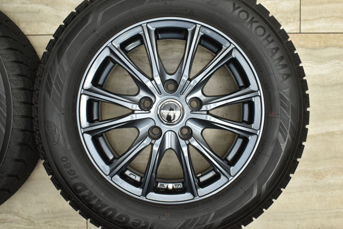 ①送料無料　アルミホイール　STRANGER　15-6J　+45　5H　１本　 2023年製 バリ溝ストレンジャー 15in 6J +45 PCD114.3 ヨコハマ