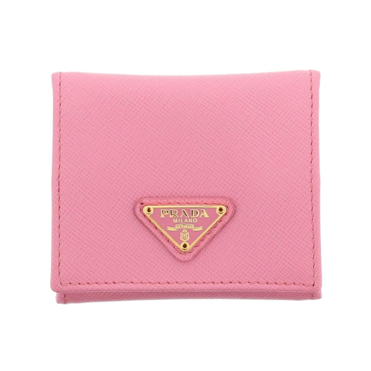 美品】 PRADA （プラダ） ｺｲﾝｹｰｽ 財布 小銭入れ/コインケース SAFFIANO 