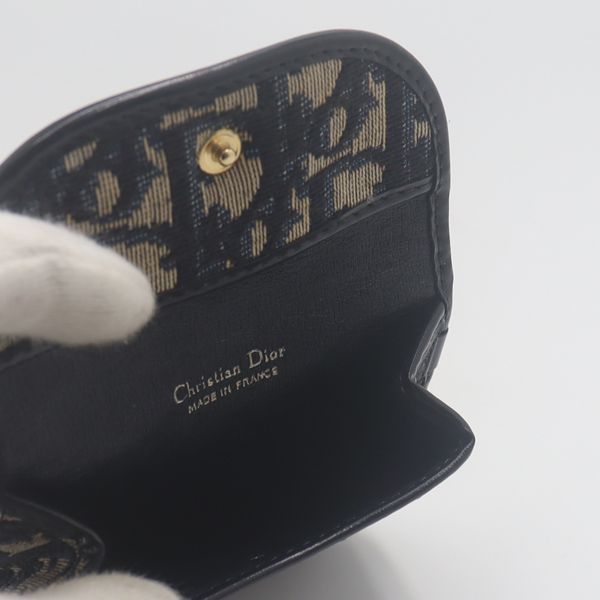 良品 クリスチャンディオール トロッター柄 コインケース/ポーチ