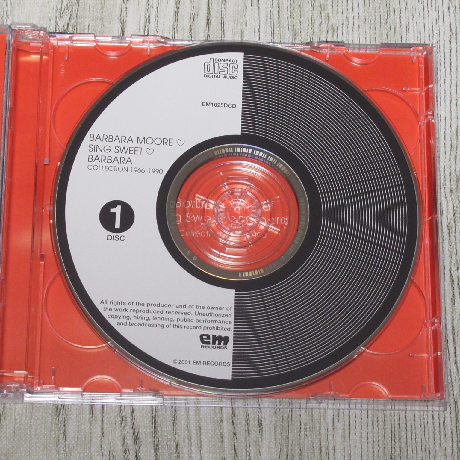 CD バーバラ・ムーア・コレクション 1966-1990 BARBARA MOORE SING