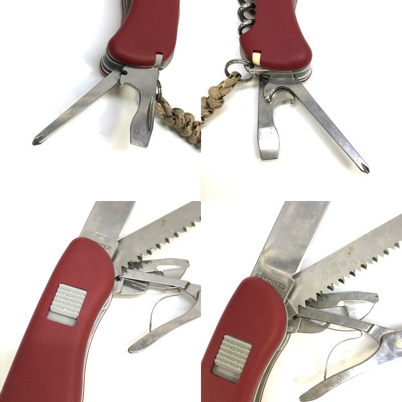 VICTORINOX ビクトリノックス マルチツール ナイフ レッド アウトドア キャンプ 登山 折りたたみ TA3491 OLIVEOS_COM_TR