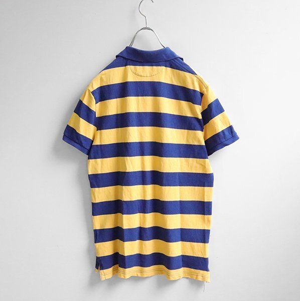 POLO RALPH LAUREN ◇ ボーダー メッシュ 半袖 ポロシャツ M