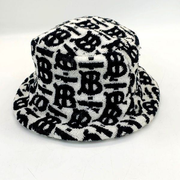 BURBERRY バケットハット TBモノグラム ブラック Mサイズ ハット 帽子