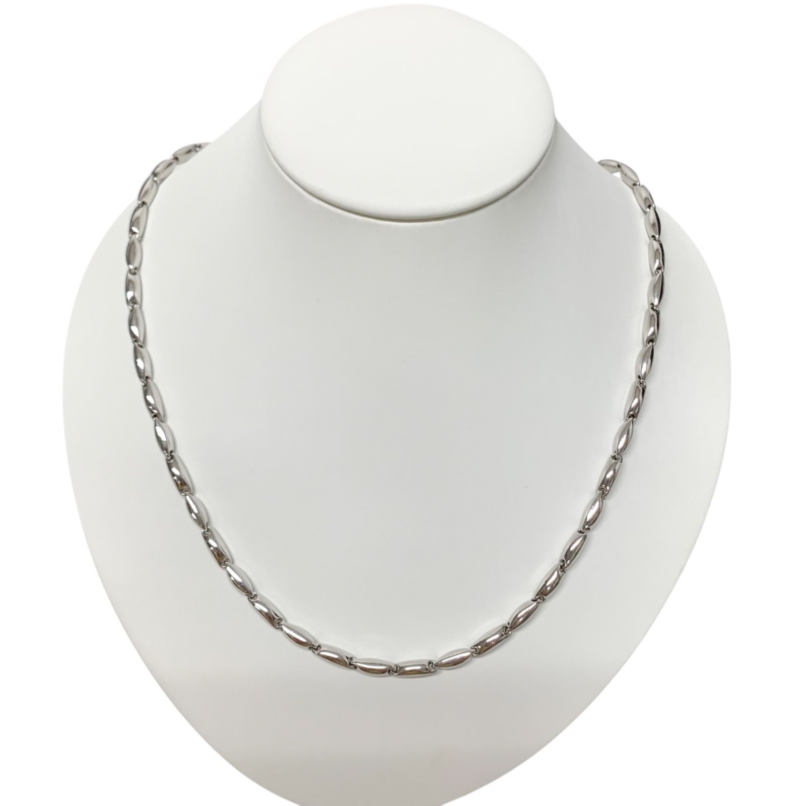 CHIMENTO(キメント) ネックレス K18ホワイトゴールド CHIMENTO キメント ネックレス 47cm K18 WG ホワイトゴールド