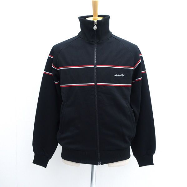 adidas / アディダス トラックジャケット/ジャージ/ブラック/サイズL/ヴィンテージ ATS-190 【メンズ/MEN/男性/ボーイズ/紳士】 メンズファッション【中古】 