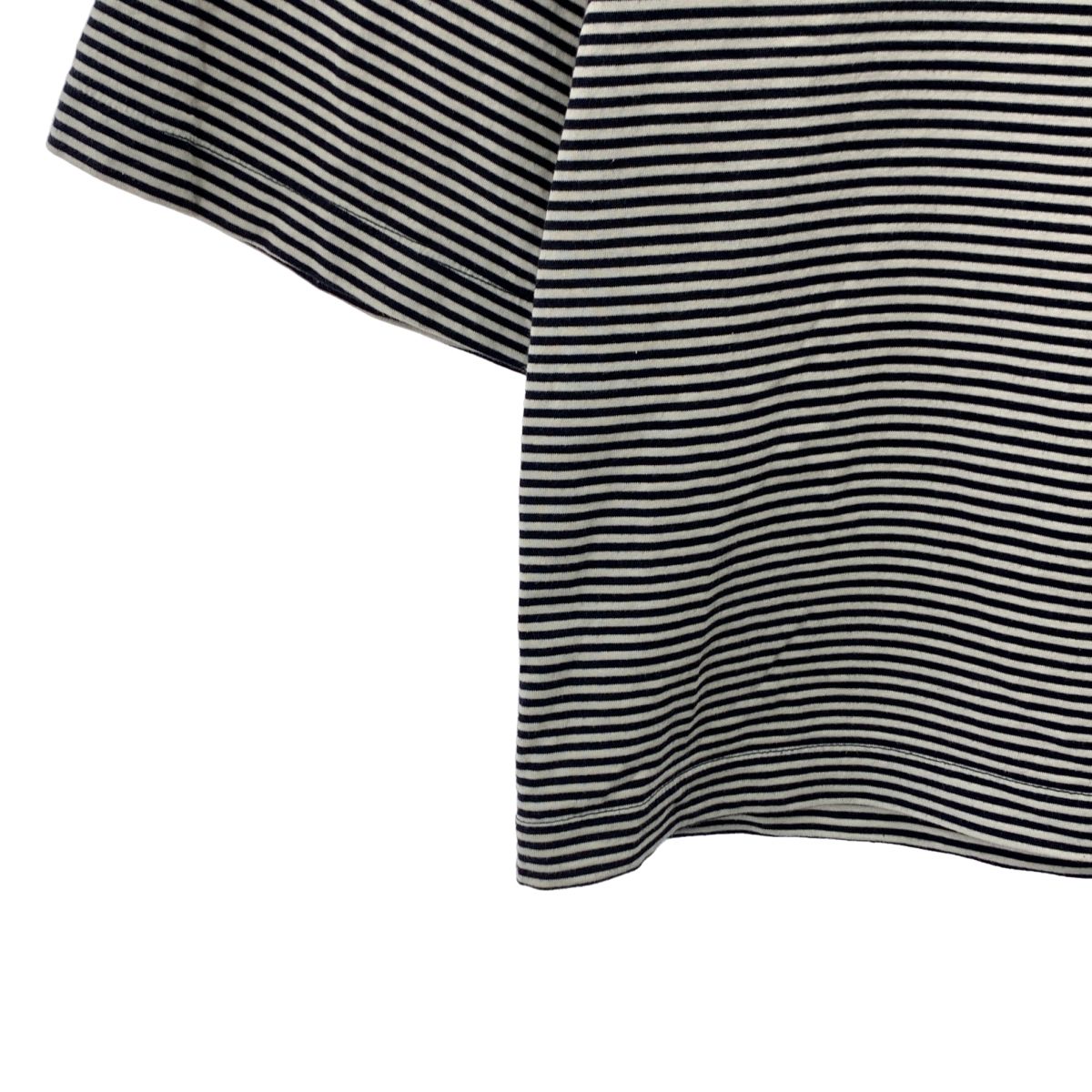 LOEFF スビンコットンボーダー5分袖クルーネックTシャツ LOEFF（ロエフ）の「＜LOEFF＞スビンコットン ボーダー 5分袖