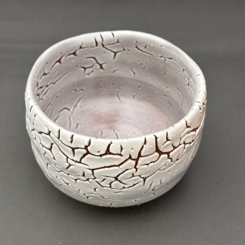 萩焼鬼萩抹茶碗 - メルカリ