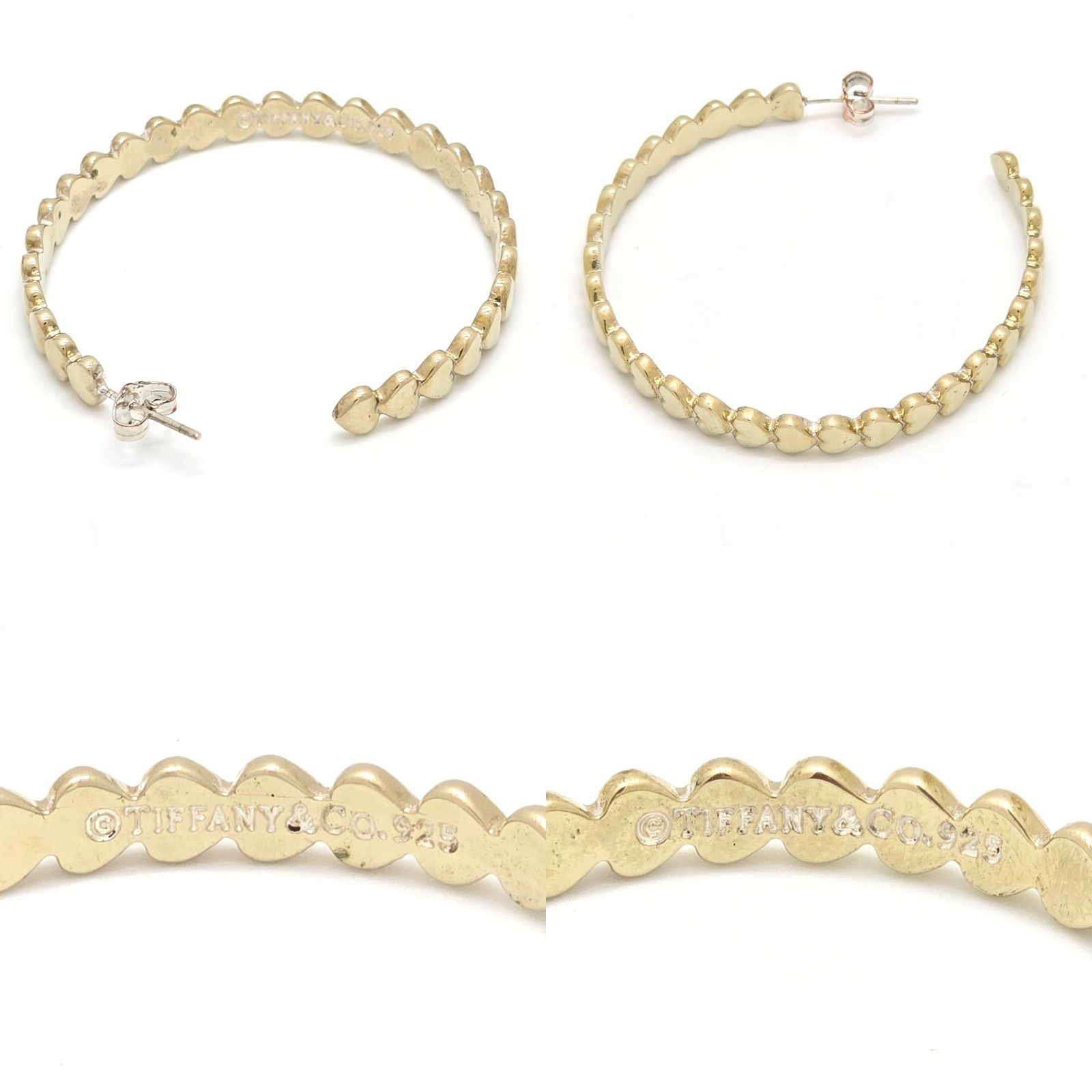 TIFFANY&CO. ティファニー ミニハート フープ ピアス 両耳