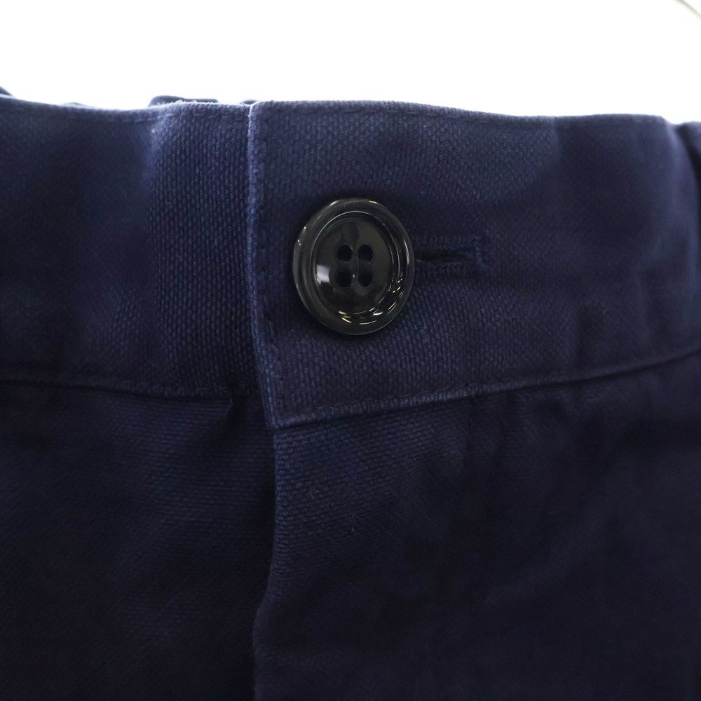 GUCCI (グッチ) 22SS サイドワッペンコットンパンツ ネイビー 44