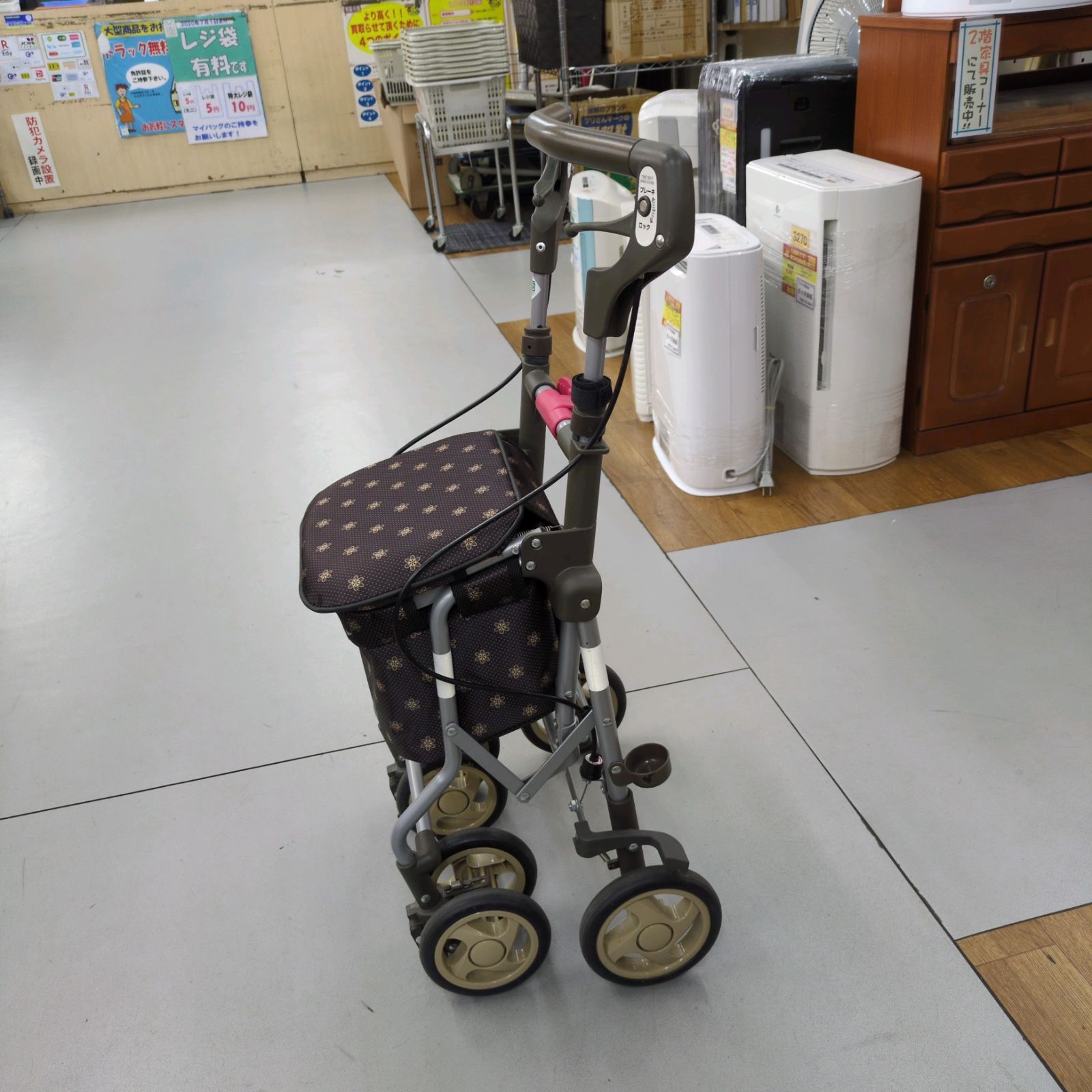 J320 ☆多少使用感☆島製作所☆シルバーカー☆ミニティ 【公式通販】