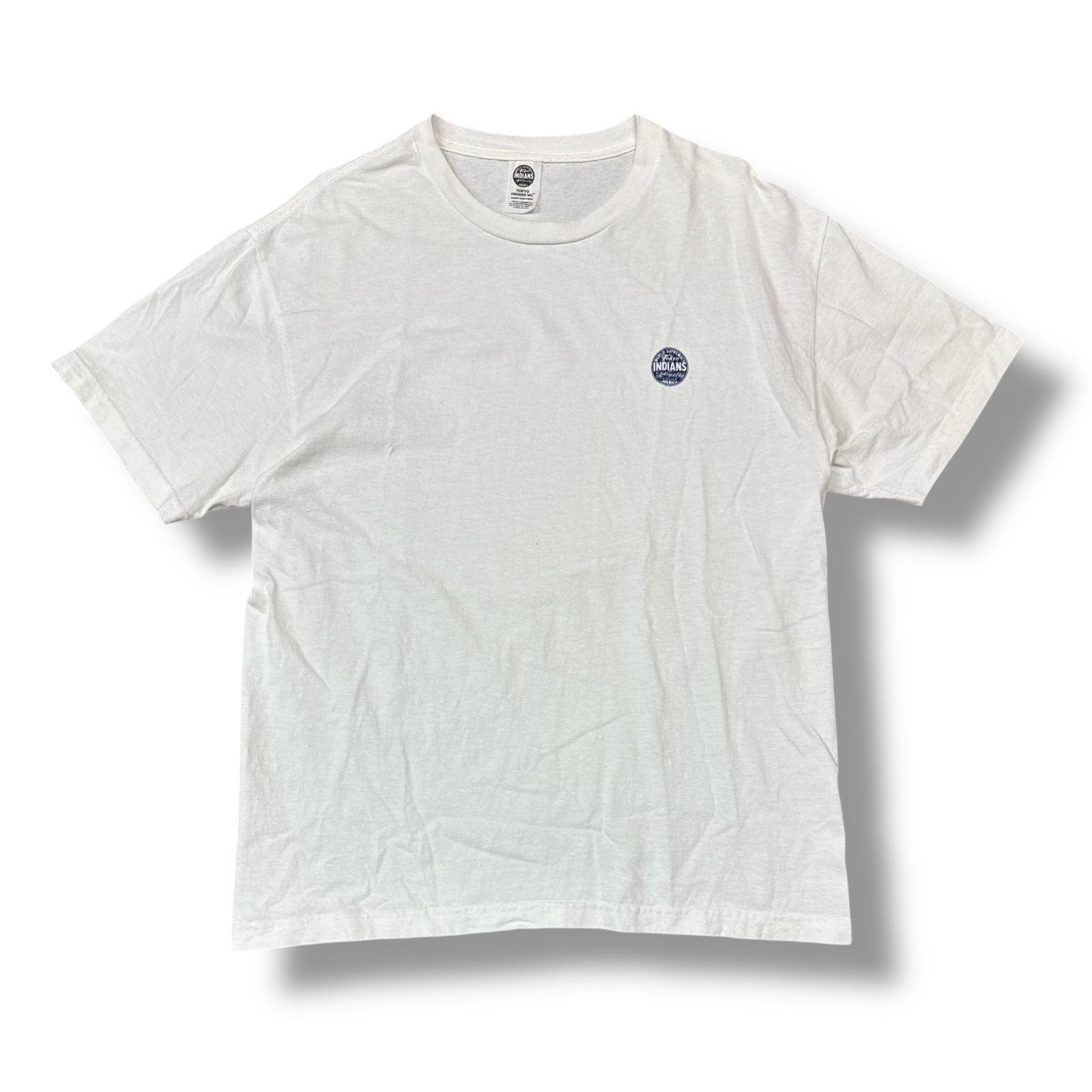 TOKYO INDIANS 胸ロゴTシャツ 半袖カットソー クルーネック 東京 TOKYO INDIANS 胸ロゴTシャツ 半袖カットソー クルーネック 東京