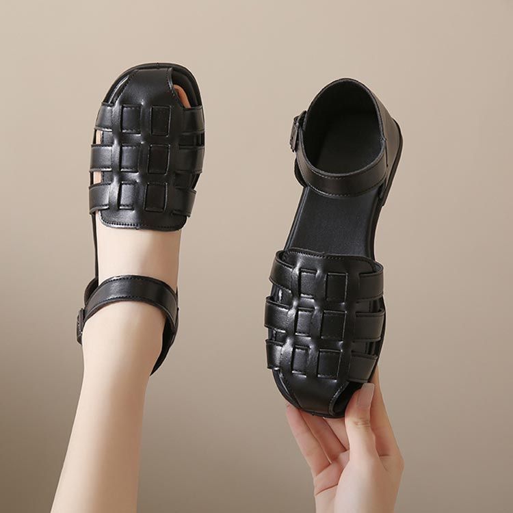 かかと付き サンダル グルカサンダル フラットサンダル