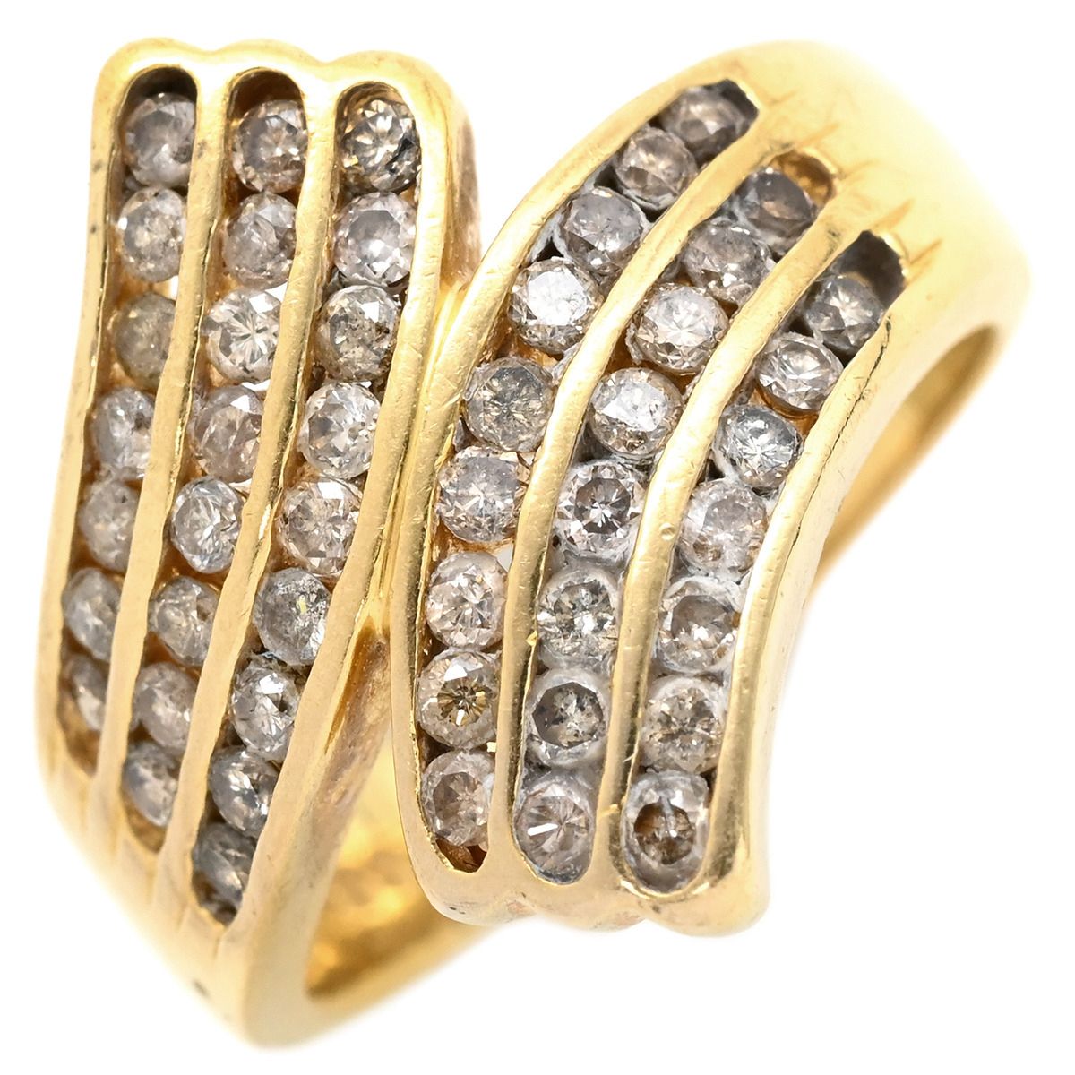 K18 K18 WG ダイヤモンド 0.50ct リング K18⁄ダイヤモンドリング 0.50