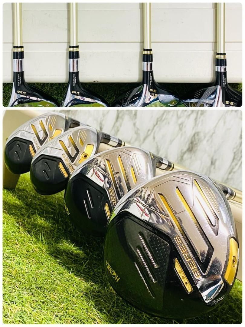 【最高級】ホンマ ベレス09 2024 3S メンズゴルフセット 10本 S 最高級】ホンマ ベレス09 2024 3S メンズゴルフセット 10本 S
