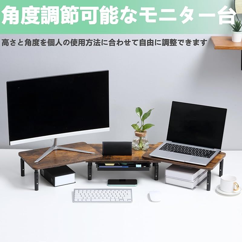 りょう様用 EIZOモニター 2台 & デュアルモニタースタンド セット Amazon.co.jp: ETHU モニター台 デュアルモニタースタンド 机